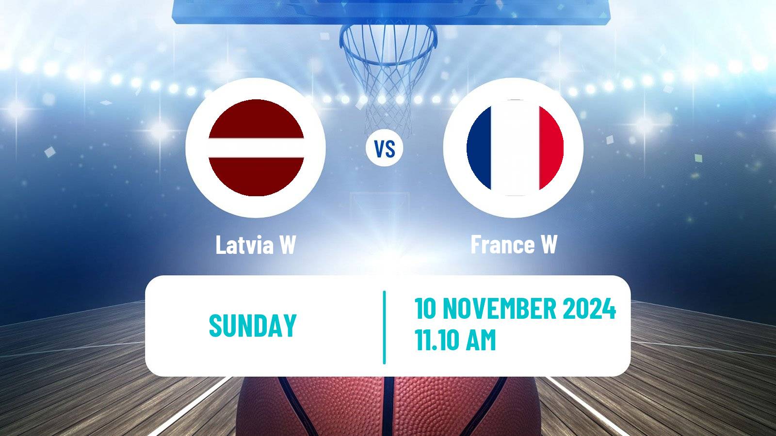 Basketball EuroBasket Women Latvia W - France W