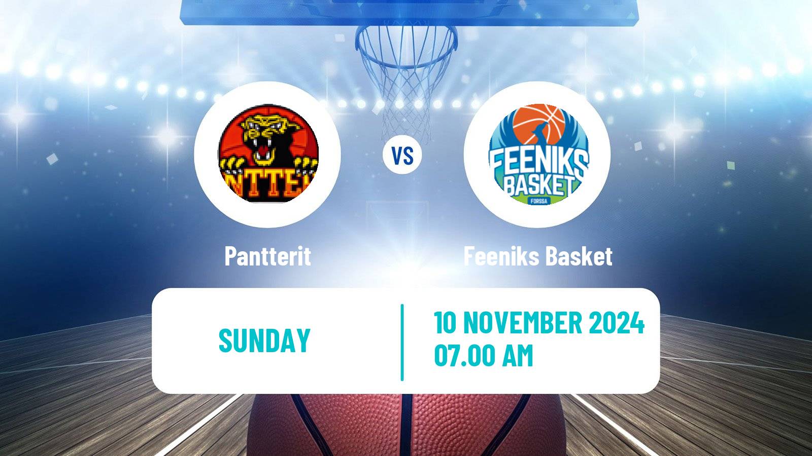 Basketball Finnish I Divisioona Basketball Women Pantterit - Feeniks Basket