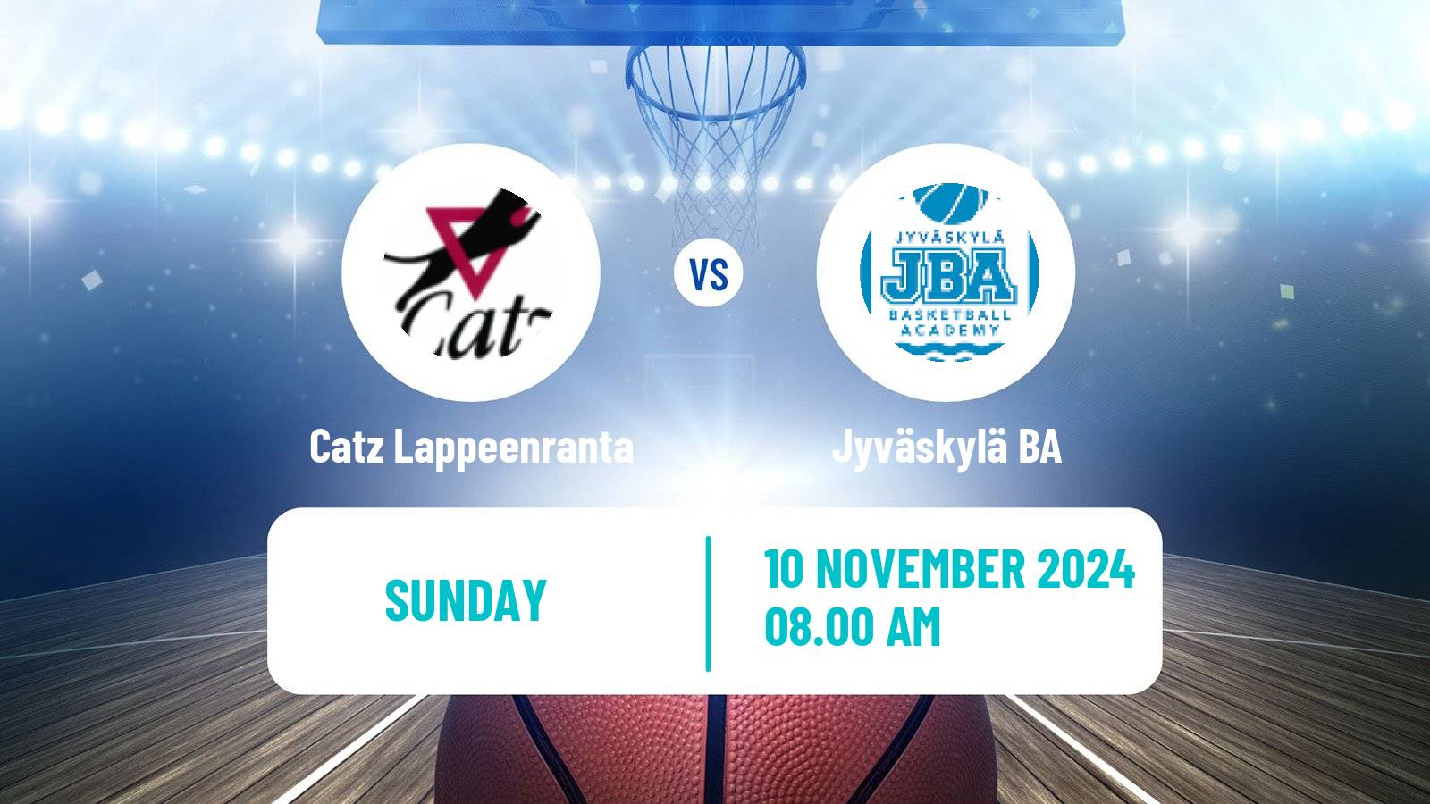 Basketball Finnish I Divisioona Basketball Women Catz Lappeenranta - Jyväskylä BA