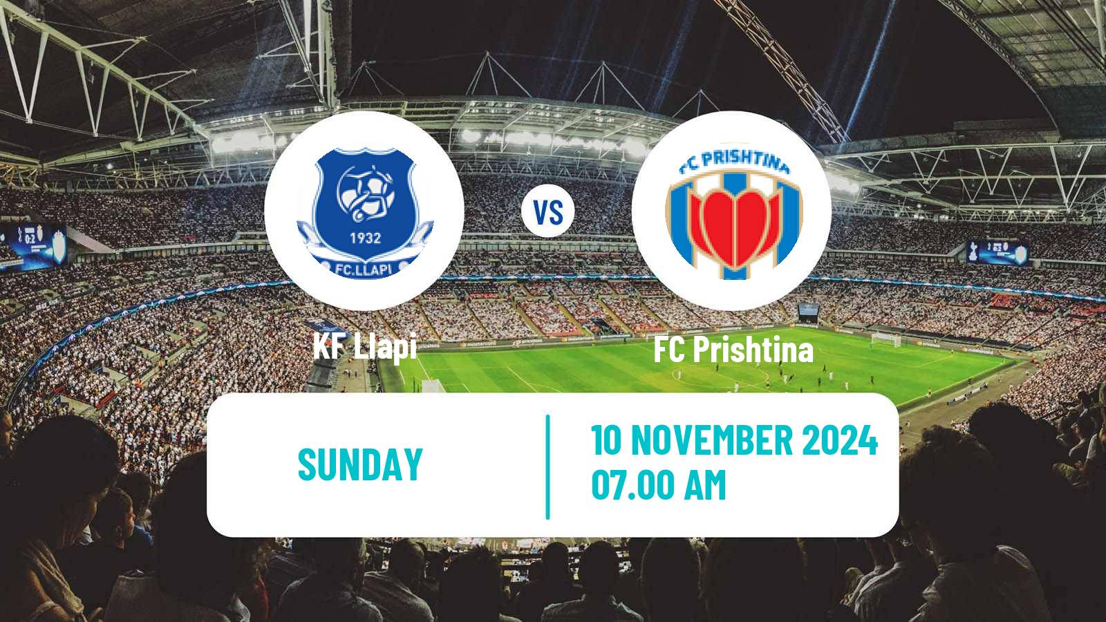 Soccer Kosovo Superliga Llapi - Prishtina