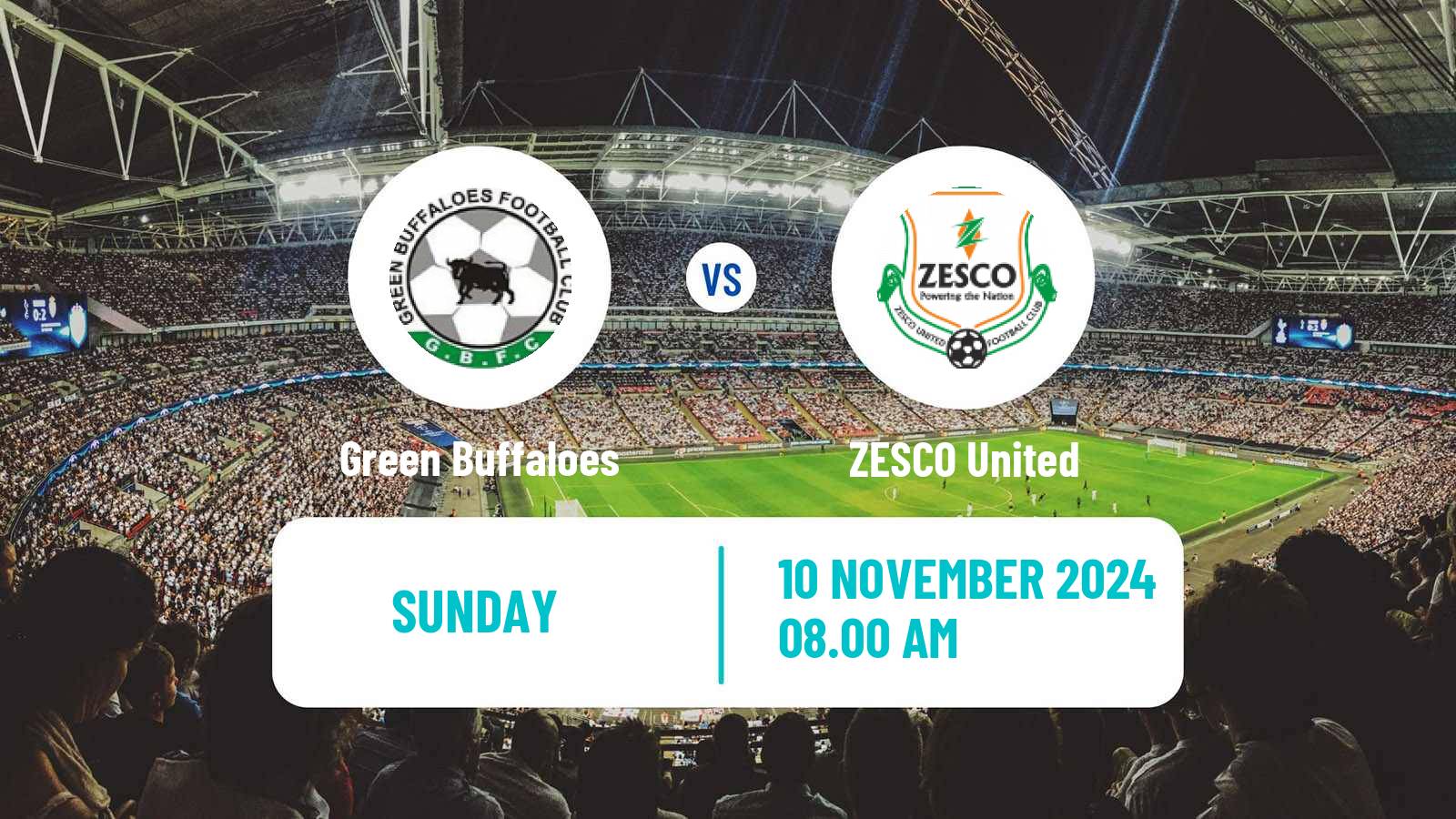 Soccer Zambian Premier League Green Buffaloes - ZESCO United