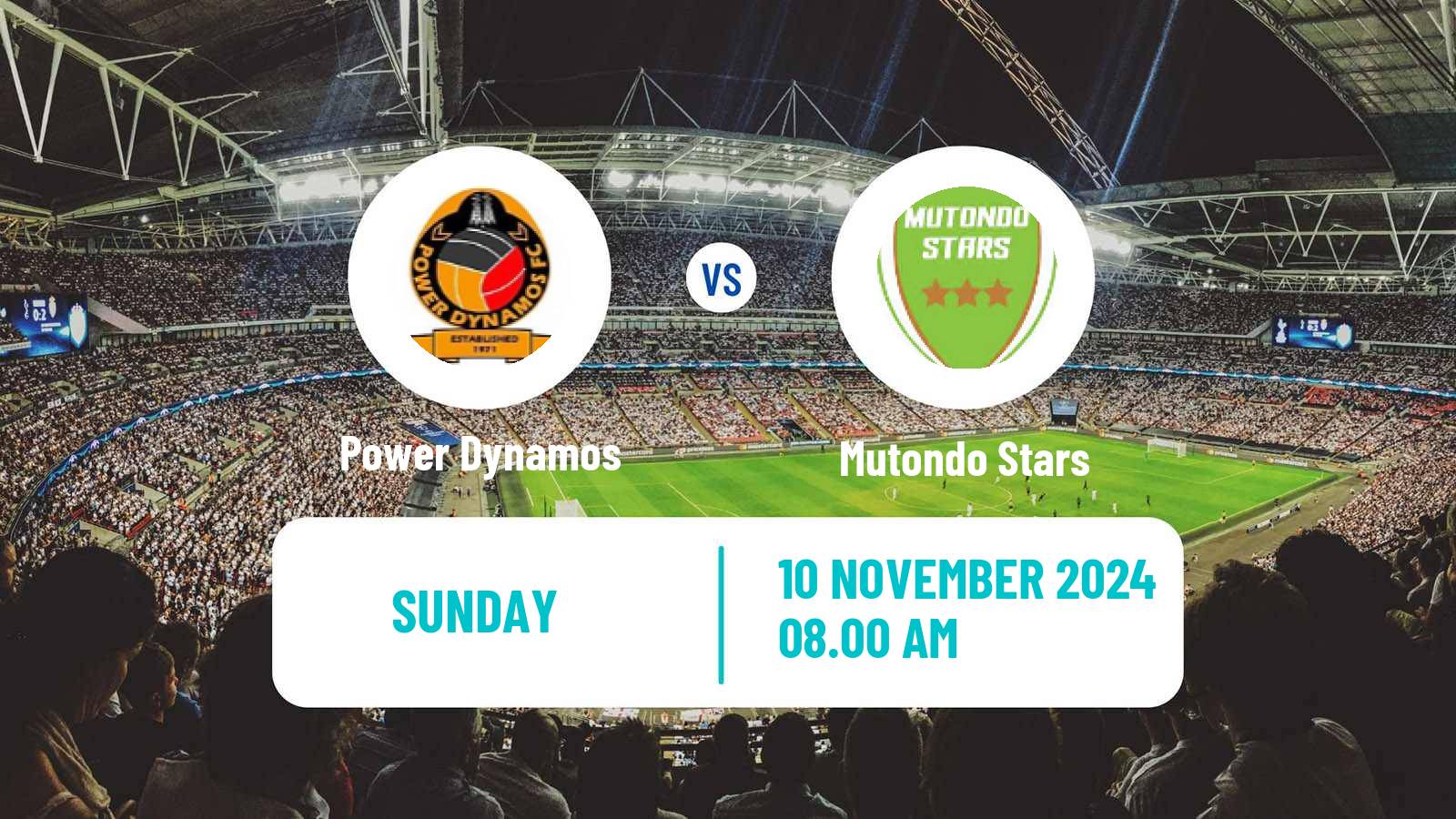 Soccer Zambian Premier League Power Dynamos - Mutondo Stars