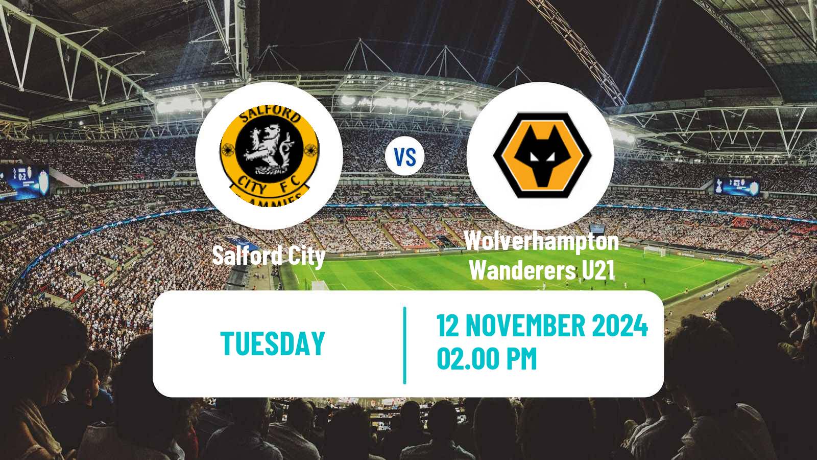 Soccer English EFL Trophy Salford City - Wolverhampton Wanderers U21