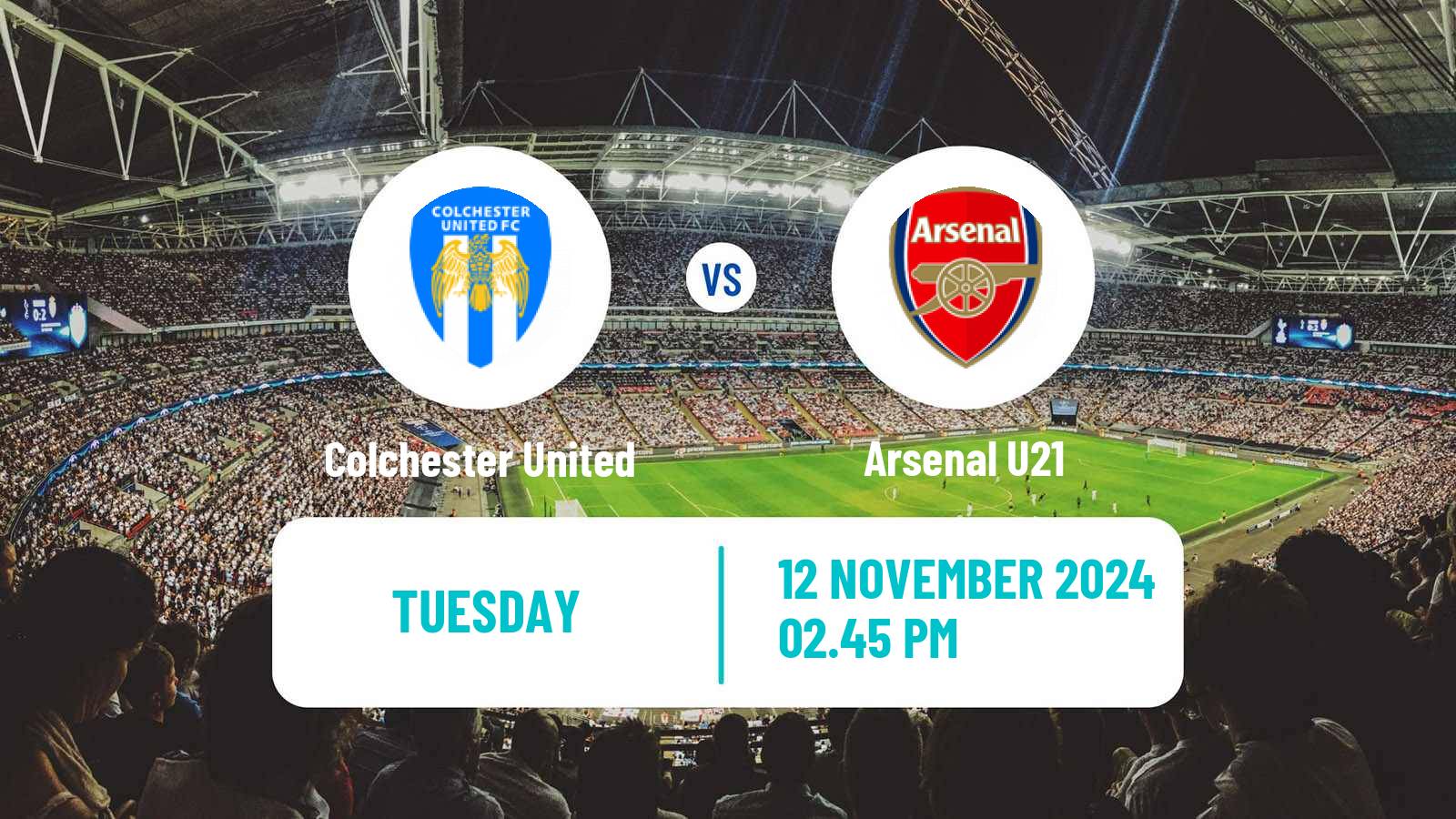 Soccer English EFL Trophy Colchester United - Arsenal U21