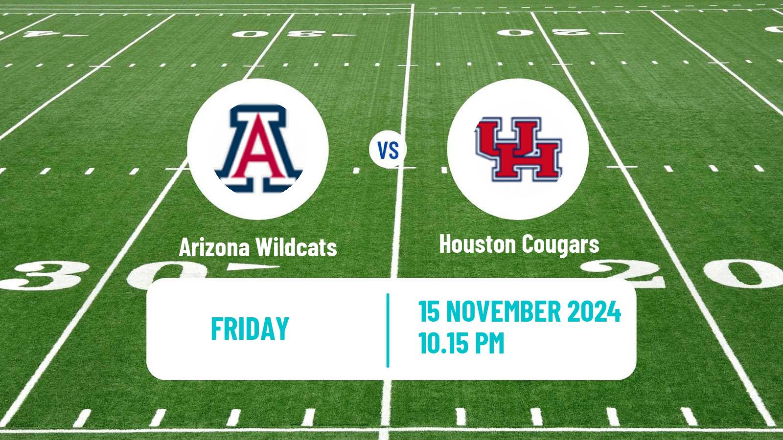 American football NCAA College Football Arizona Wildcats - Houston Cougars