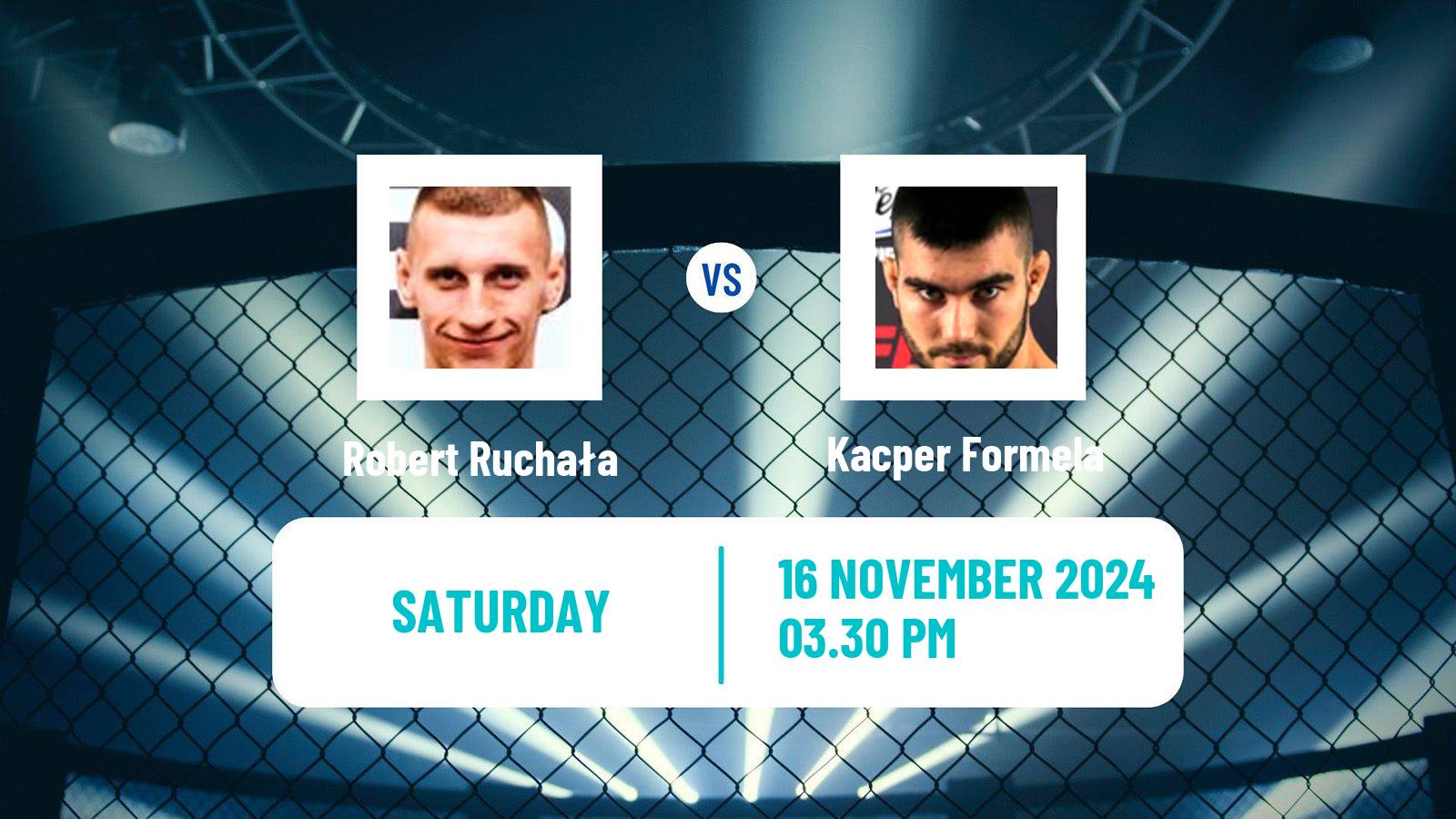 MMA Featherweight Ksw Men Robert Ruchała - Kacper Formela