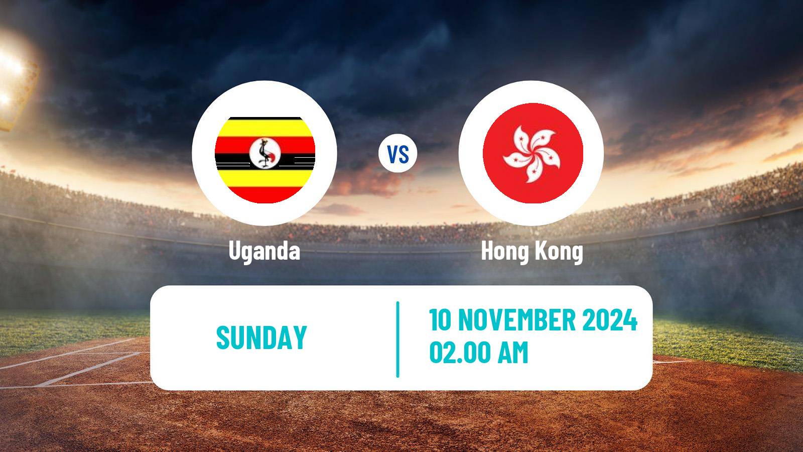 Cricket CWC Challenge League Cricket Uganda - Hong Kong