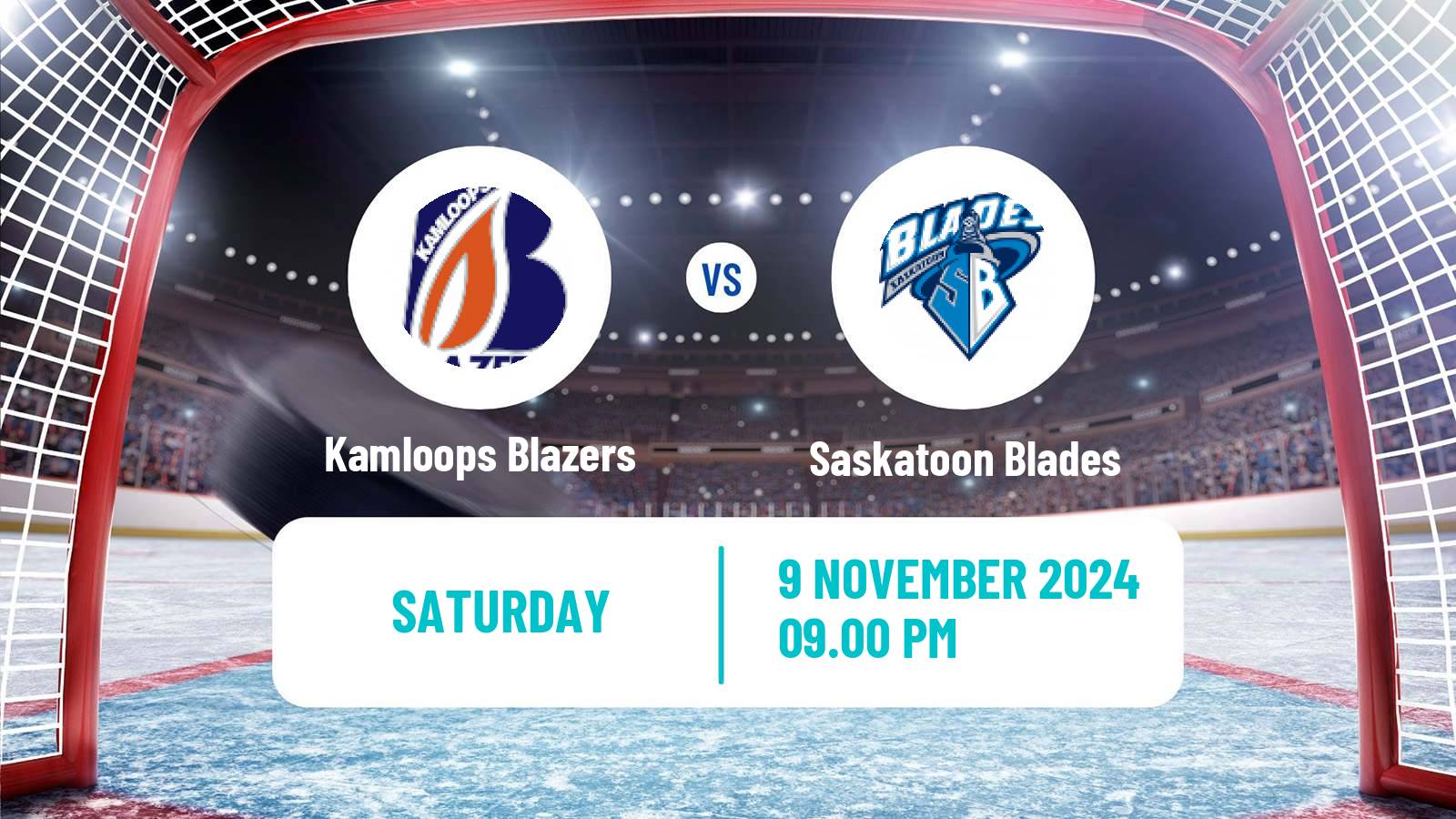 Hockey WHL Kamloops Blazers - Saskatoon Blades