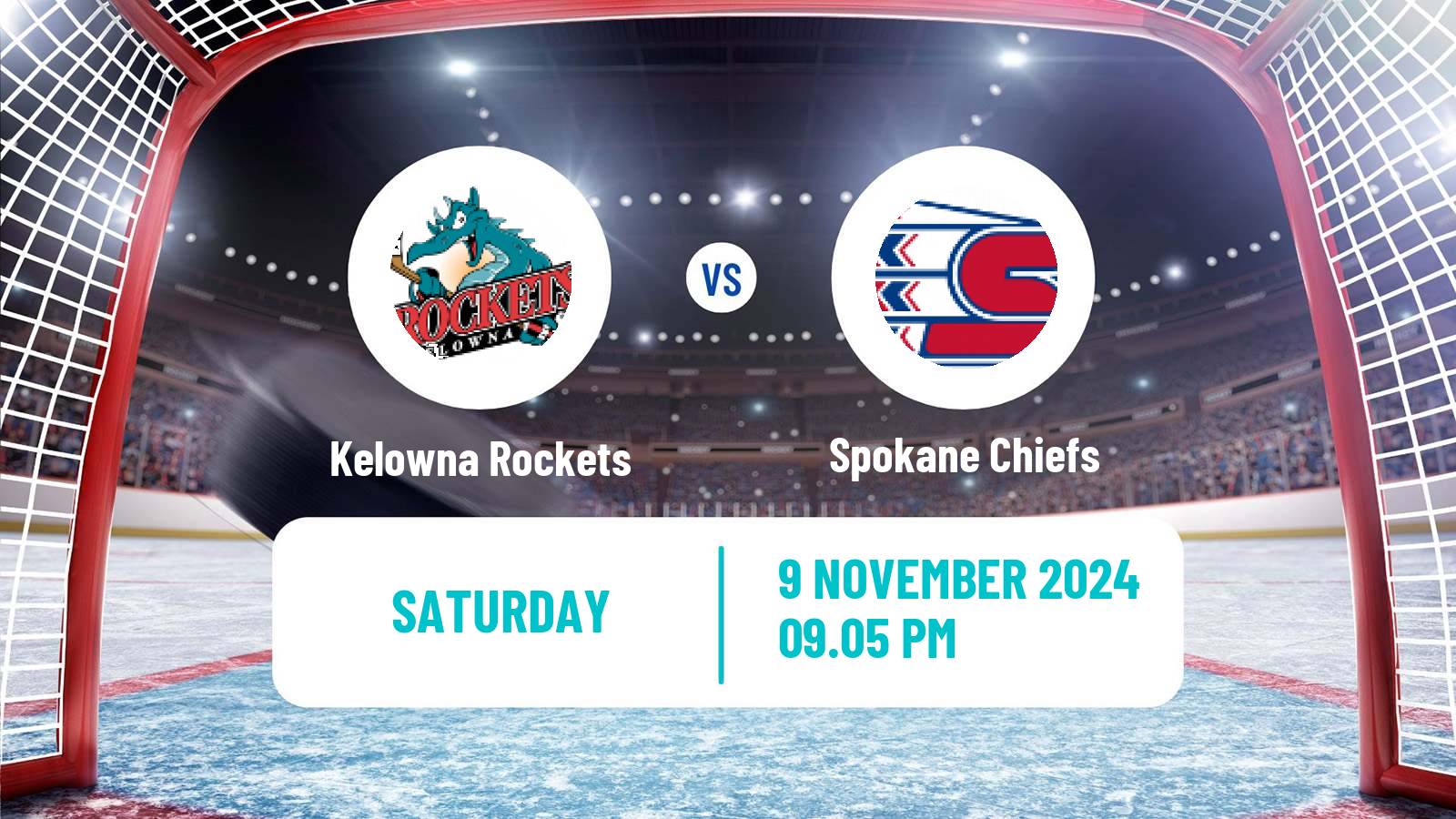 Hockey WHL Kelowna Rockets - Spokane Chiefs