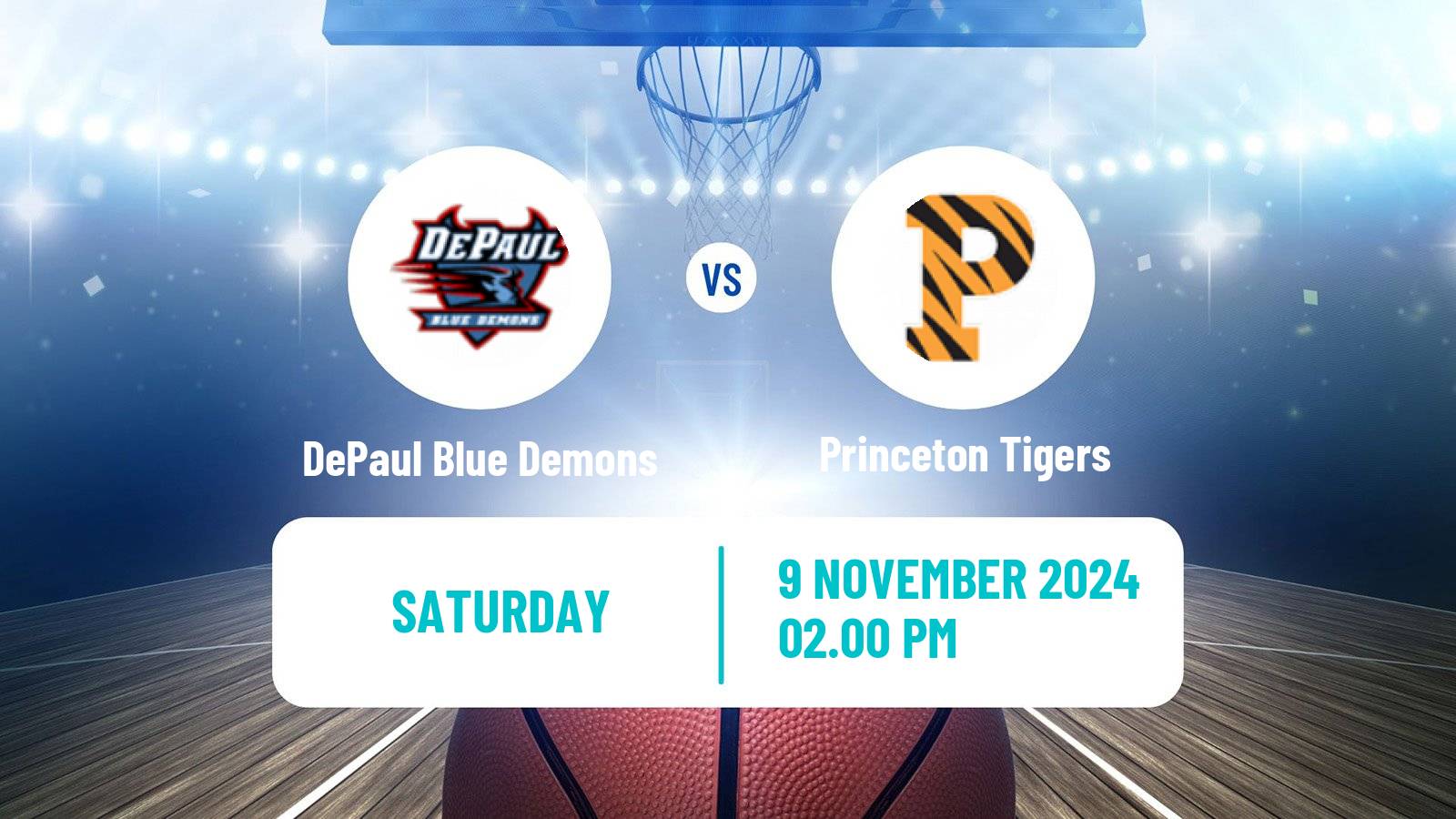 Basketball NCAA College Basketball Women DePaul Blue Demons - Princeton Tigers