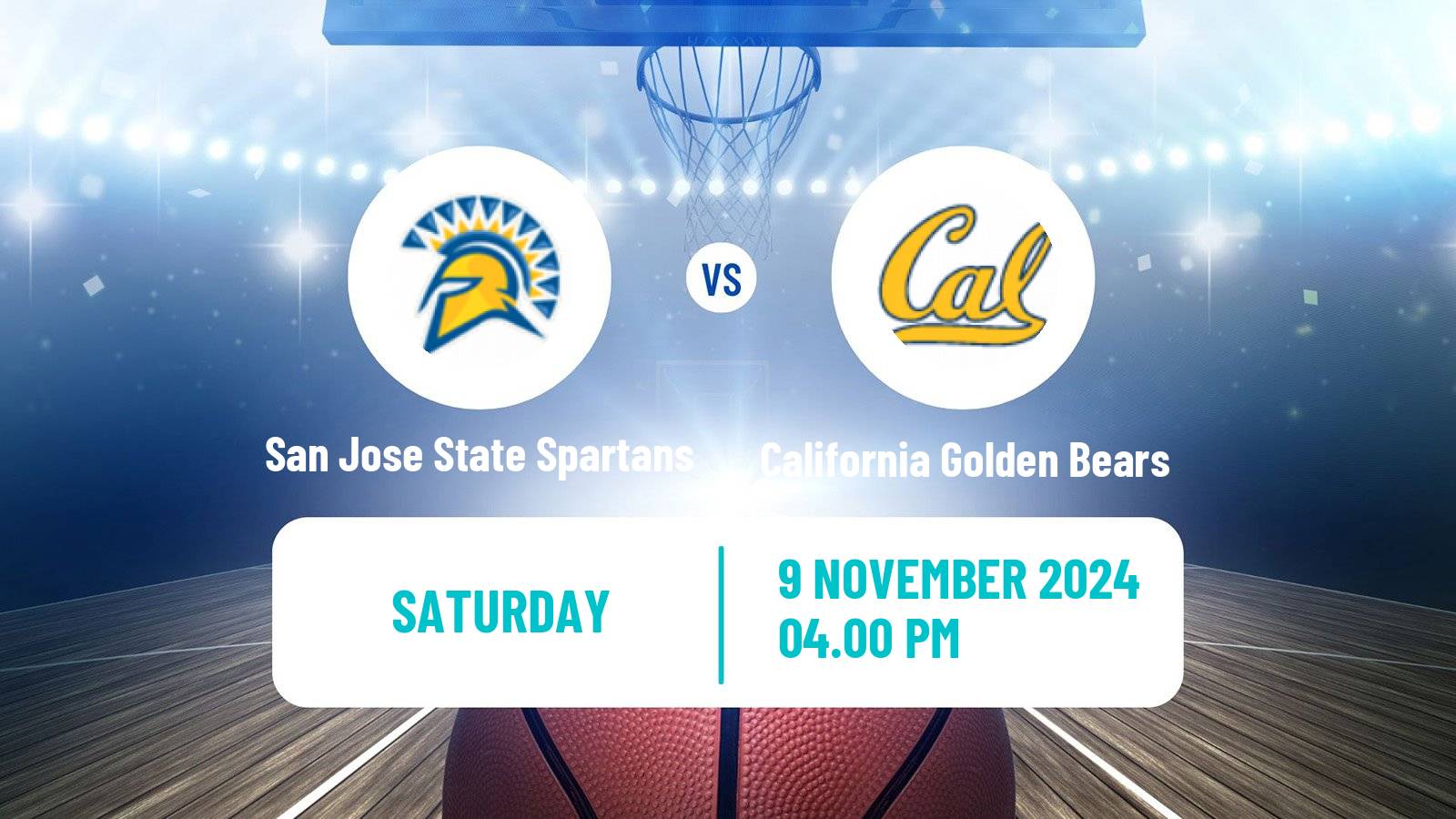 Basketball NCAA College Basketball Women San Jose State Spartans - California Golden Bears