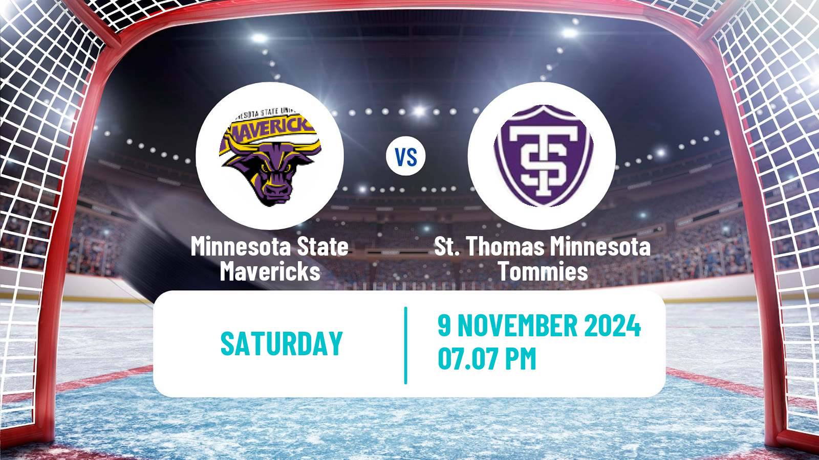 Hockey NCAA Hockey Minnesota State Mavericks - St. Thomas Minnesota Tommies