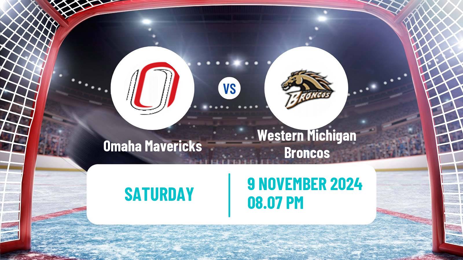 Hockey NCAA Hockey Omaha Mavericks - Western Michigan Broncos