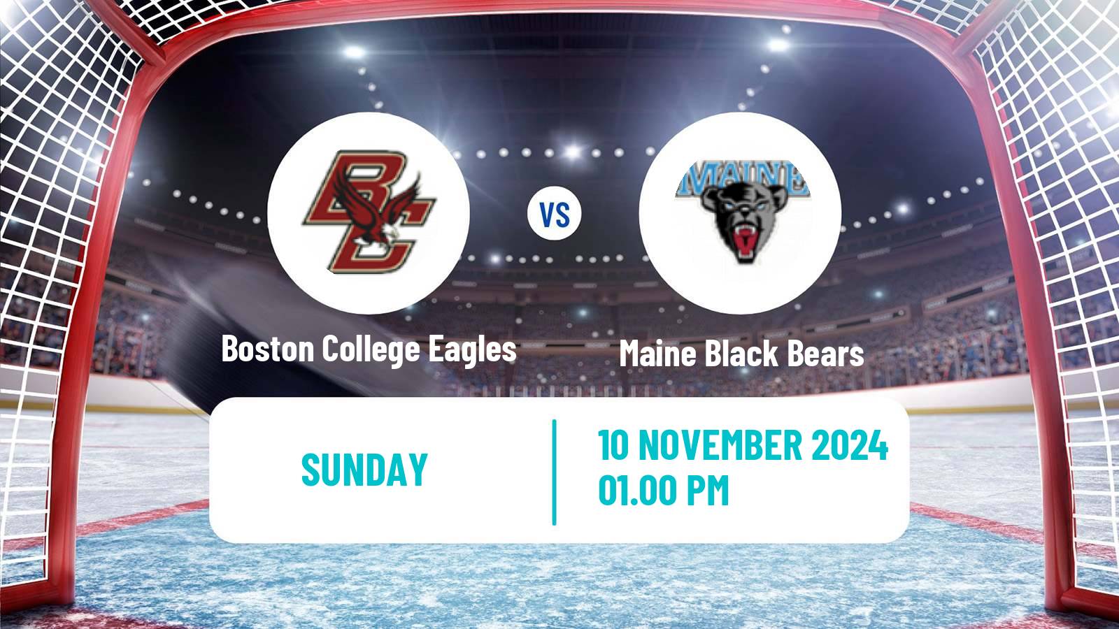 Hockey NCAA Hockey Boston College Eagles - Maine Black Bears