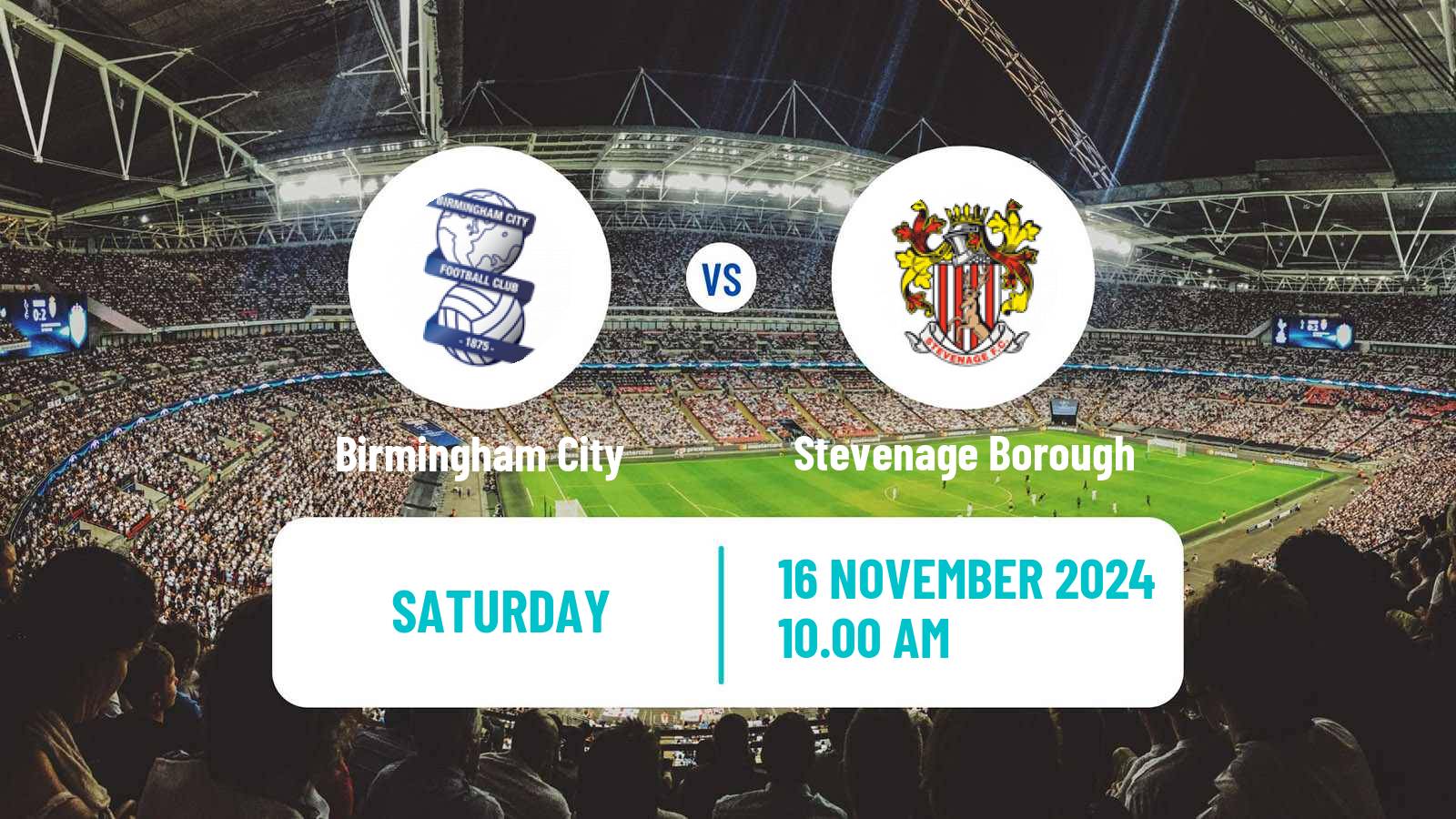 Soccer English League One Birmingham City - Stevenage Borough