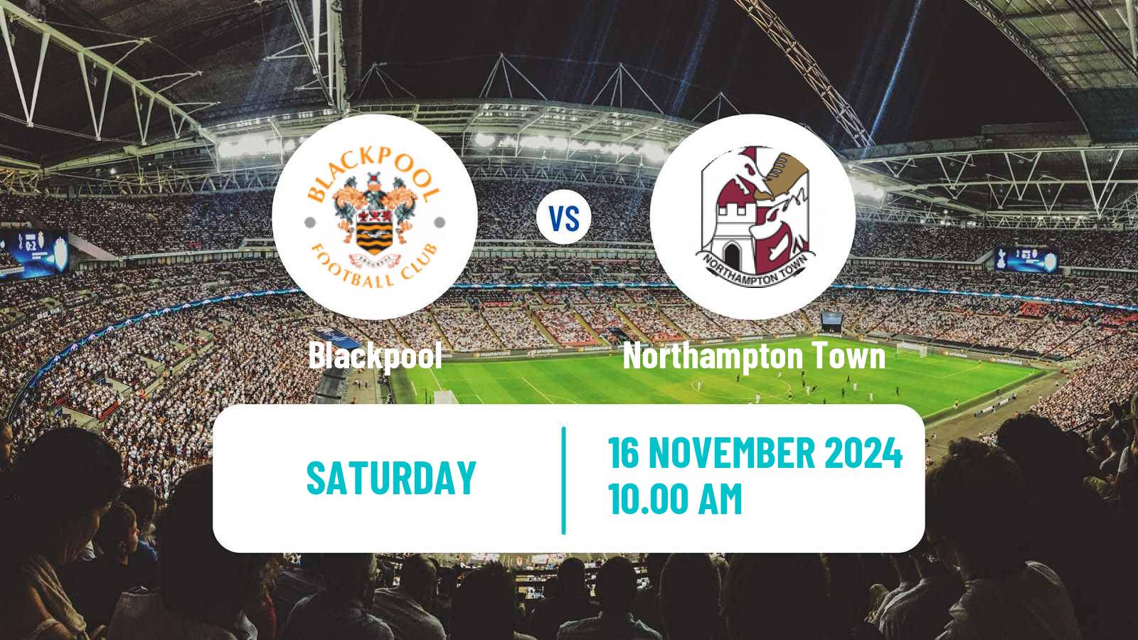 Soccer English League One Blackpool - Northampton Town