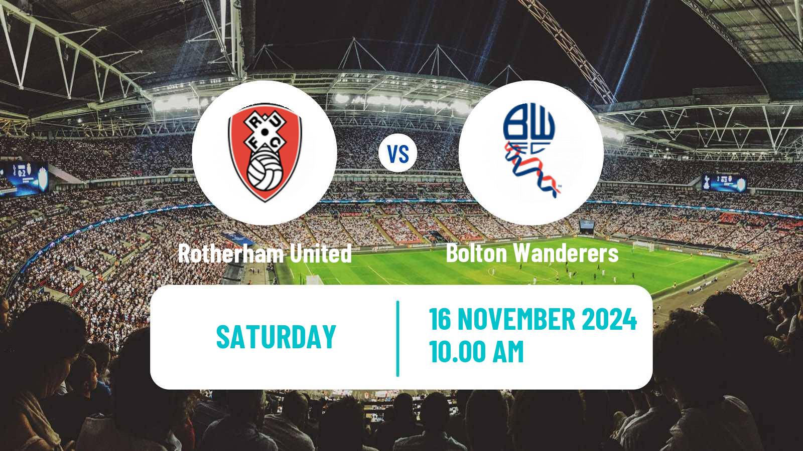 Soccer English League One Rotherham United - Bolton Wanderers