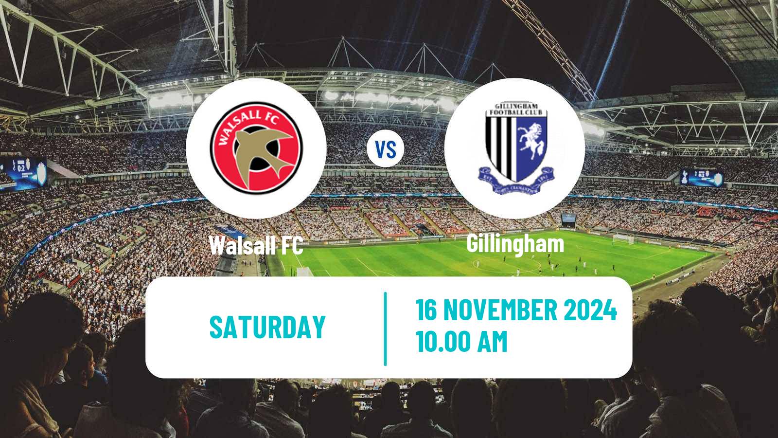 Soccer English League Two Walsall - Gillingham