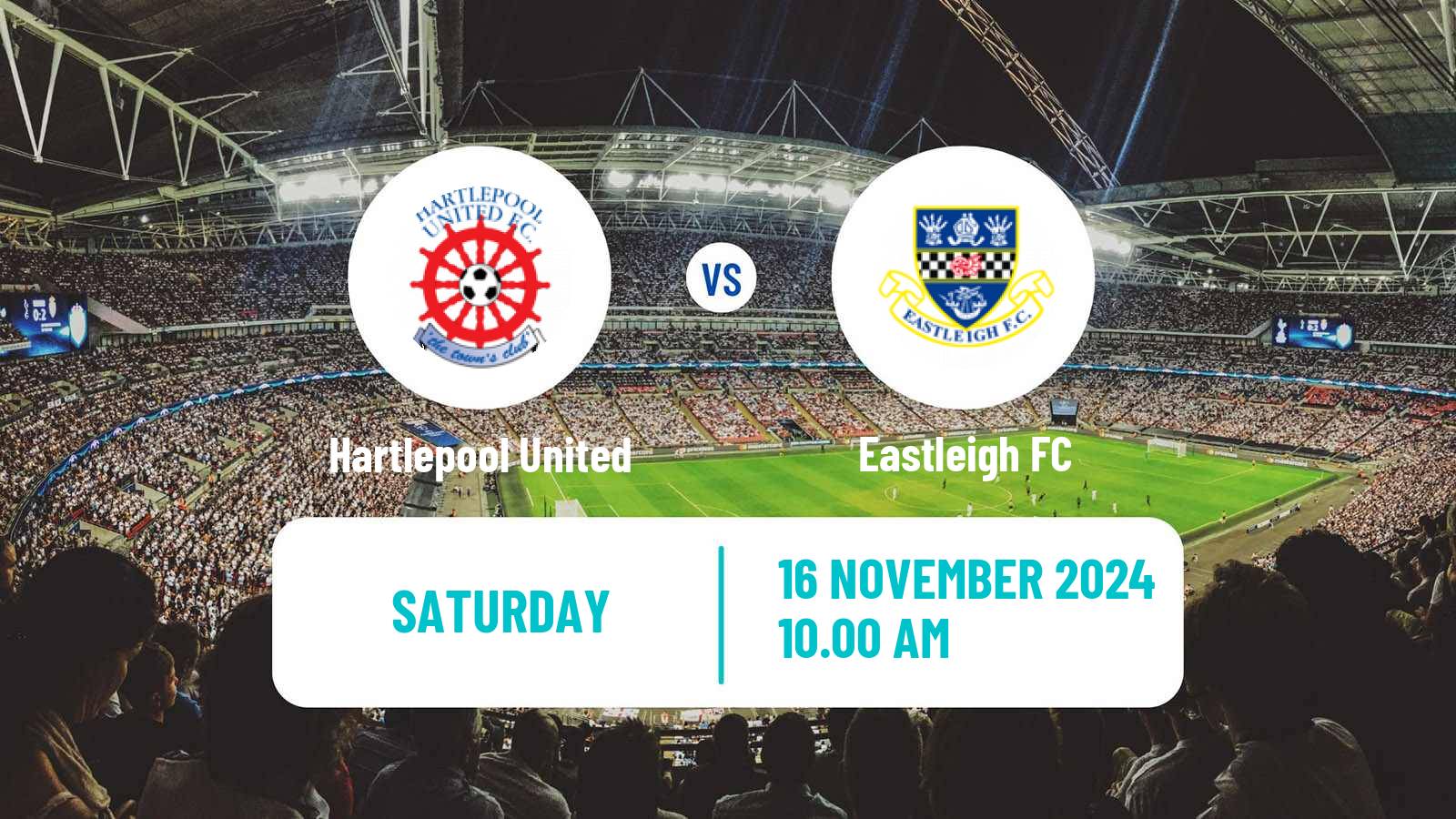 Soccer English National League Hartlepool United - Eastleigh