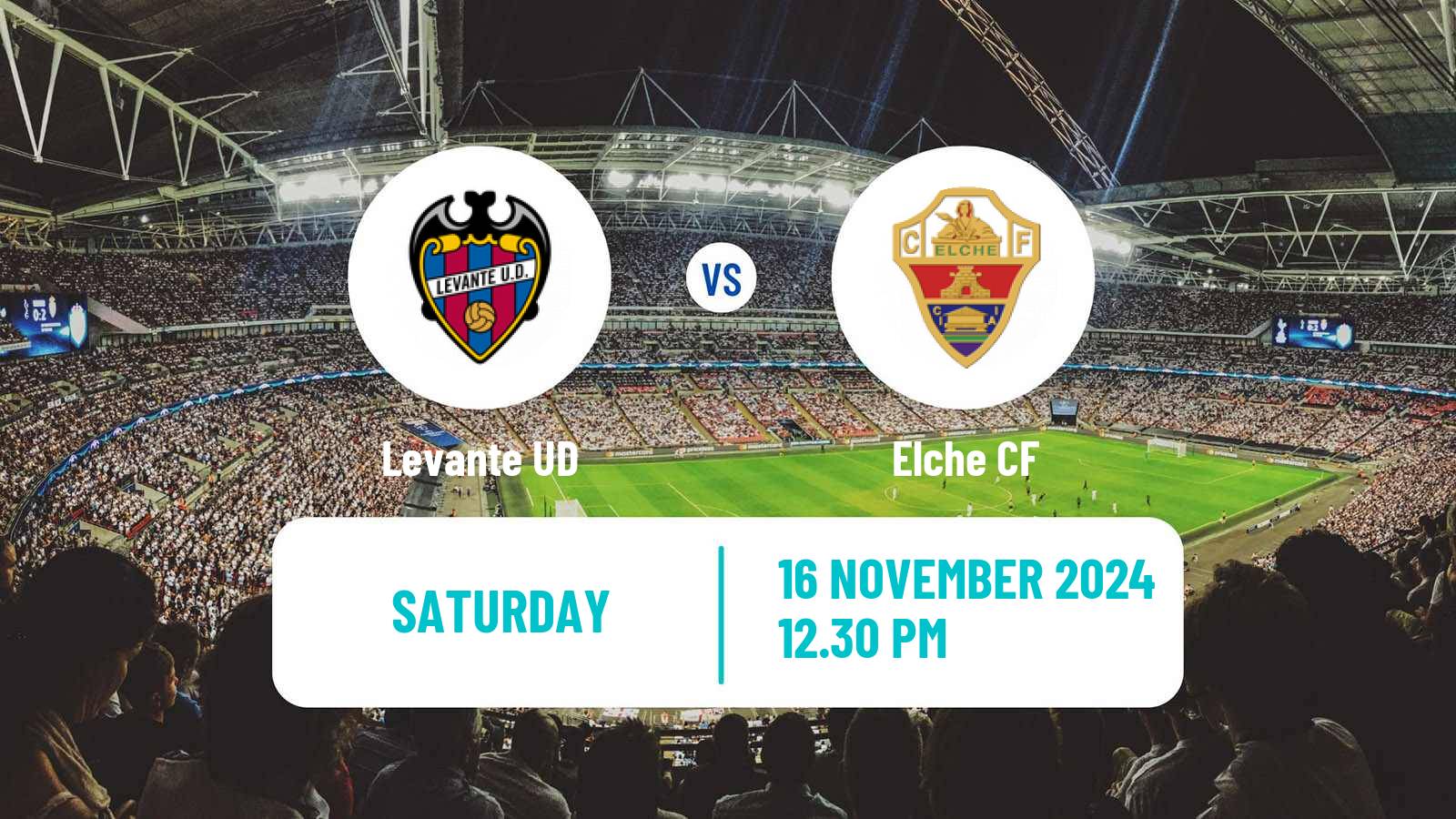 Soccer Spanish LaLiga2 Levante - Elche