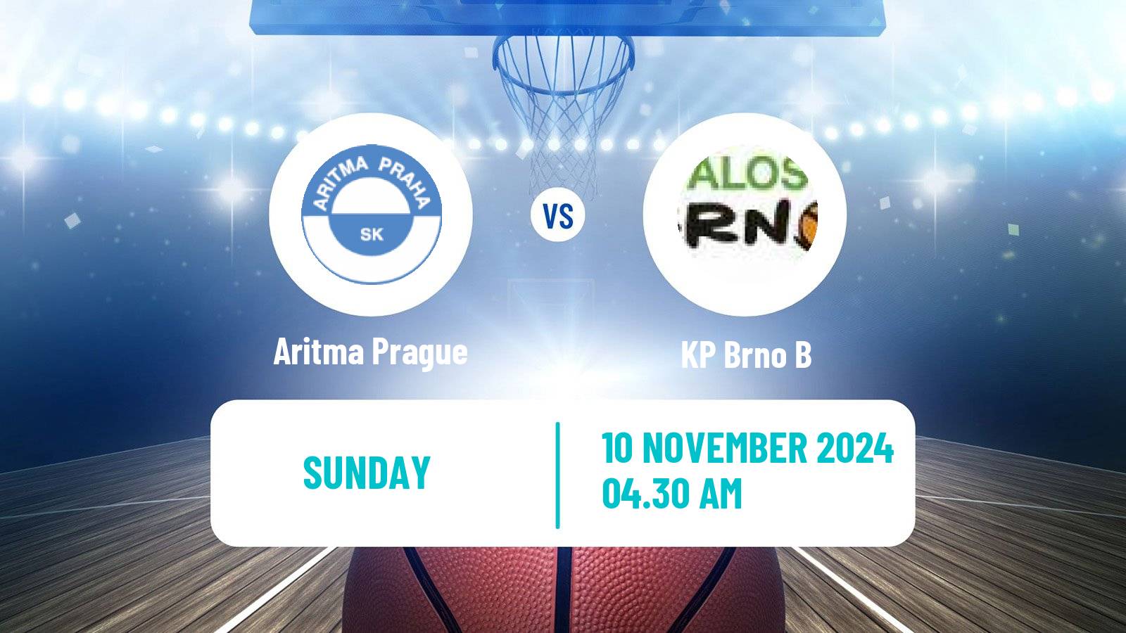 Basketball Czech 1 Liga Basketball Women Aritma Prague - KP Brno B