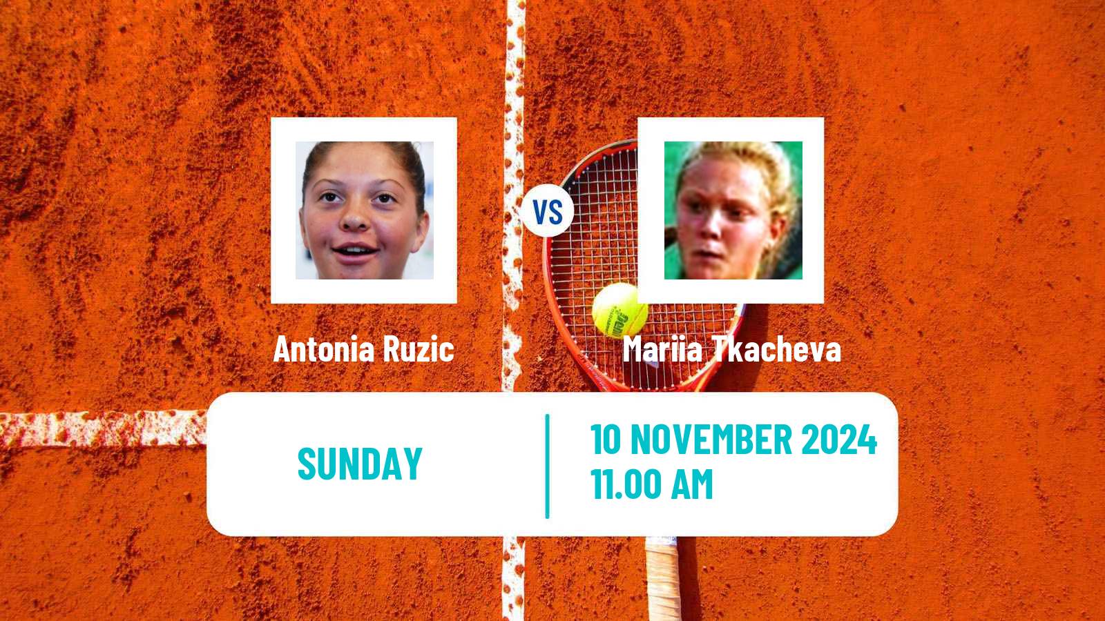 Tennis ITF W50 Veracruz Women Antonia Ruzic - Mariia Tkacheva