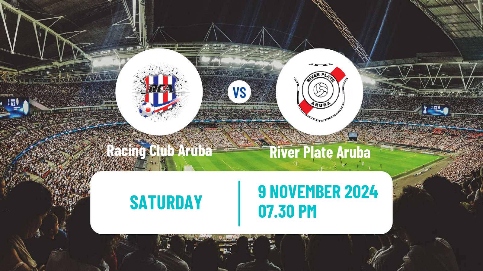 Soccer Aruban Division di Honor Racing Club Aruba - River Plate Aruba