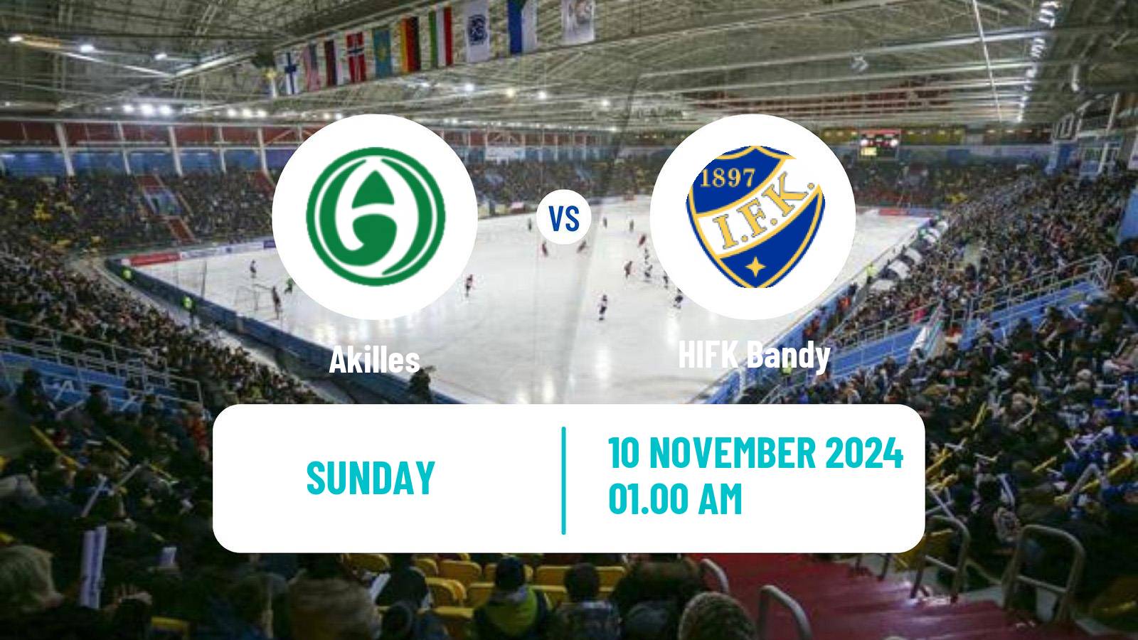 Bandy Finnish Cup Bandy Akilles - HIFK