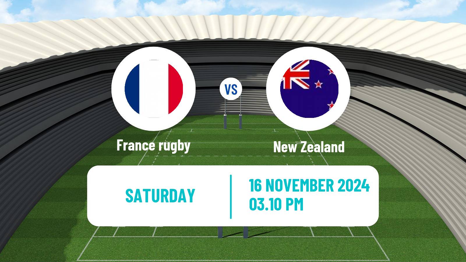 Rugby union Friendly International Rugby Union France - New Zealand