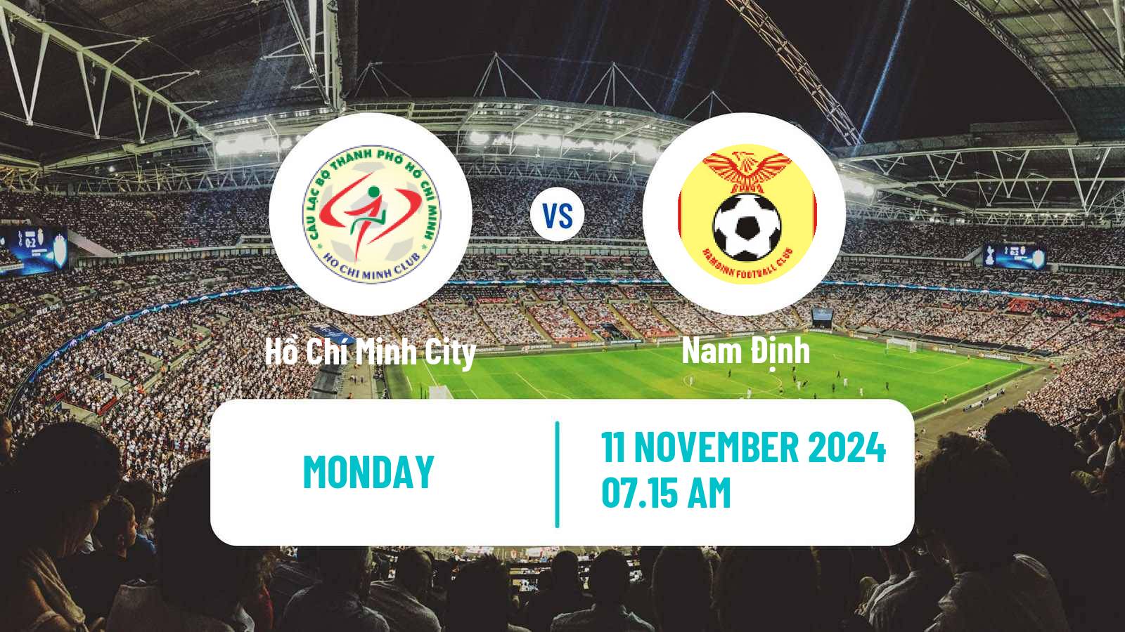 Soccer Vietnamese V League 1 Hồ Chí Minh City - Nam Định