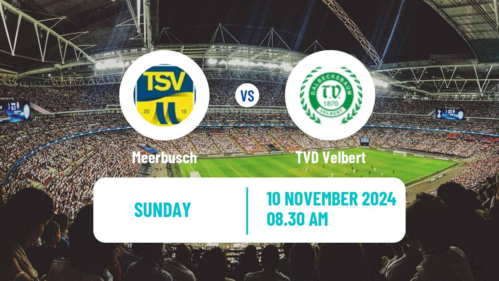 Soccer German Oberliga Niederrhein Meerbusch - TVD Velbert