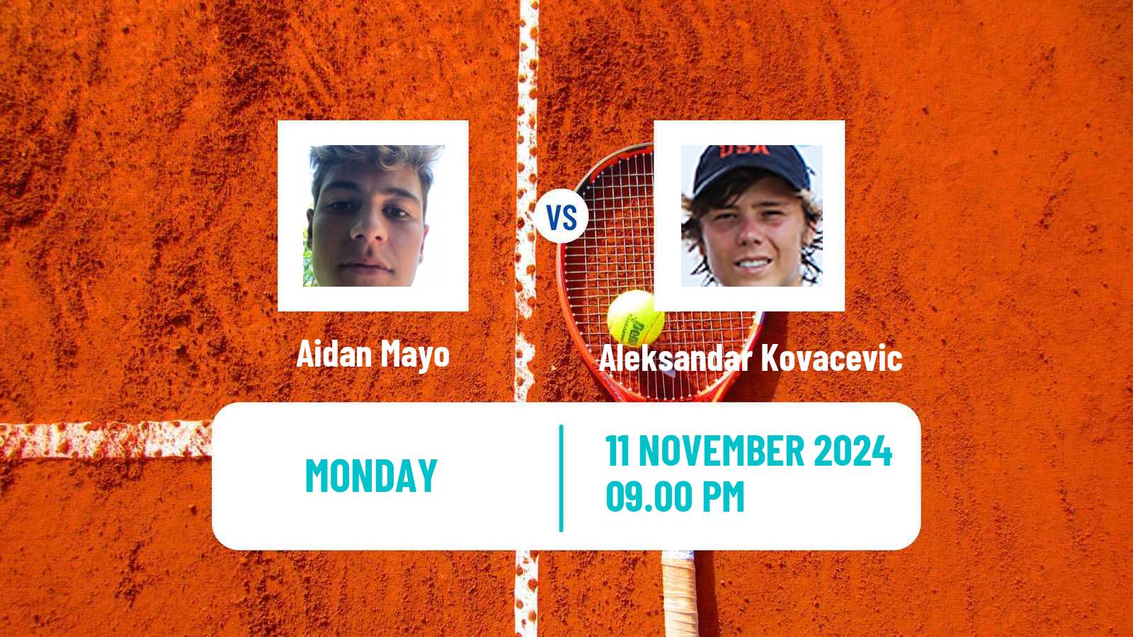 Tennis Drummondville Challenger Men 2024 Aidan Mayo - Aleksandar Kovacevic