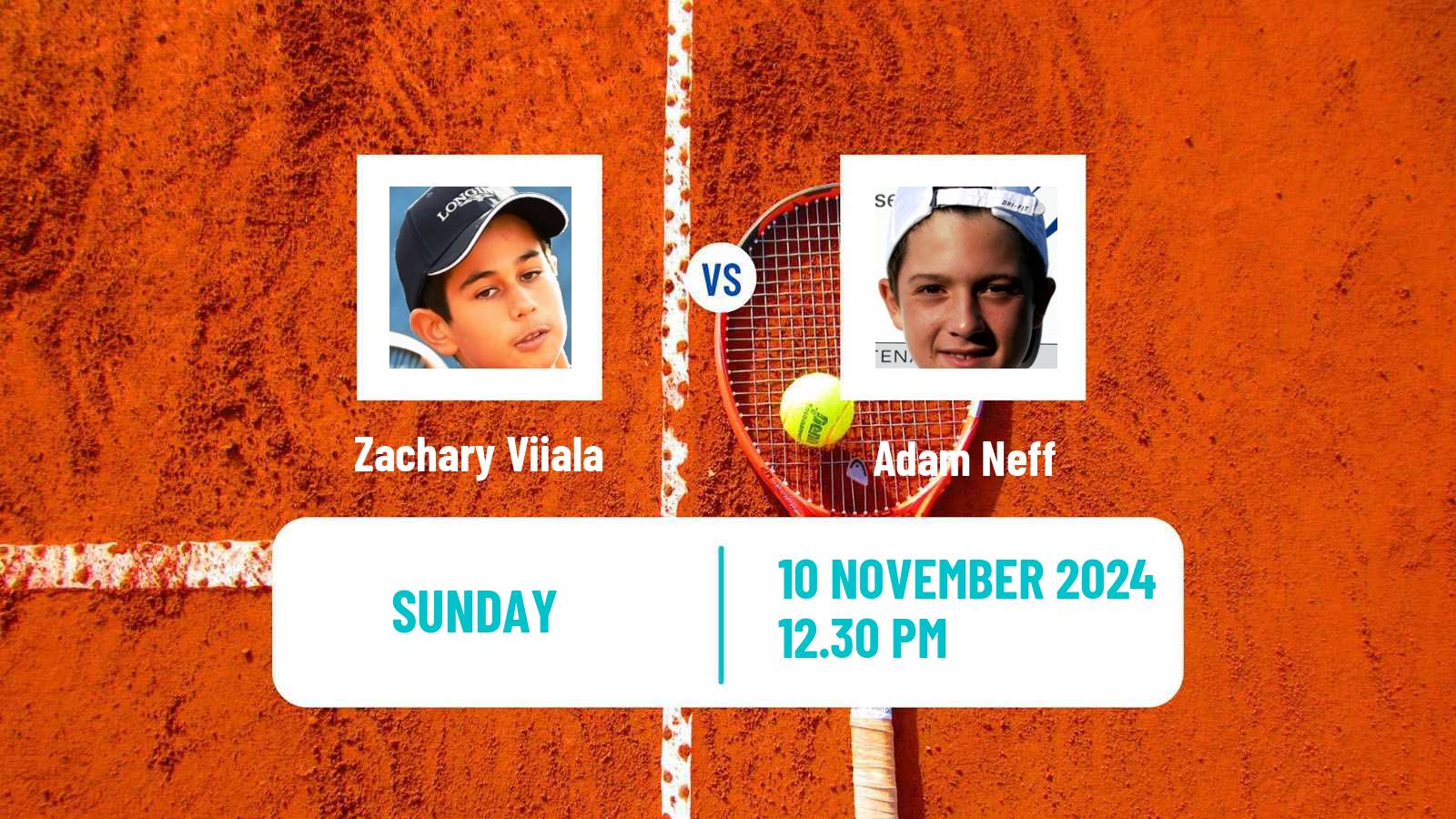 Tennis Champaign Challenger Men 2024 Zachary Viiala - Adam Neff