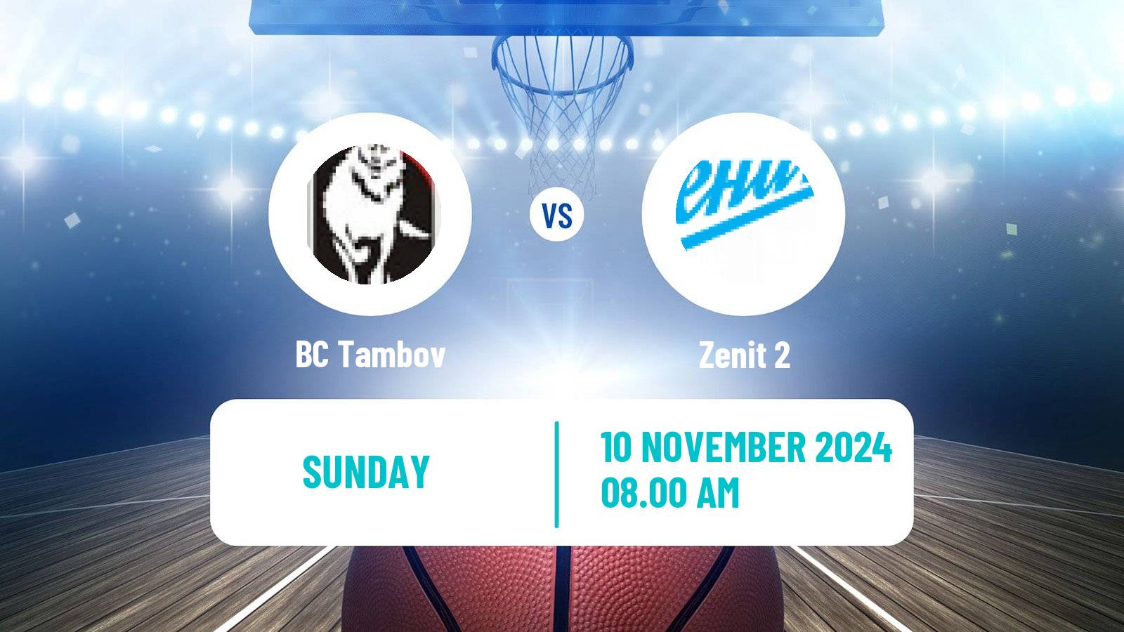 Basketball Russian Super League Basketball Tambov - Zenit 2