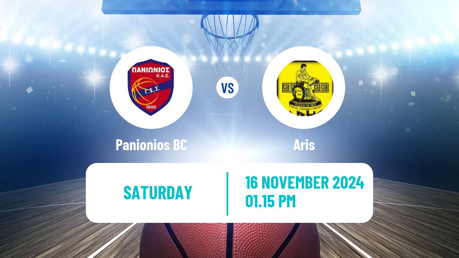 Basketball Greek Basket League A1 Panionios - Aris