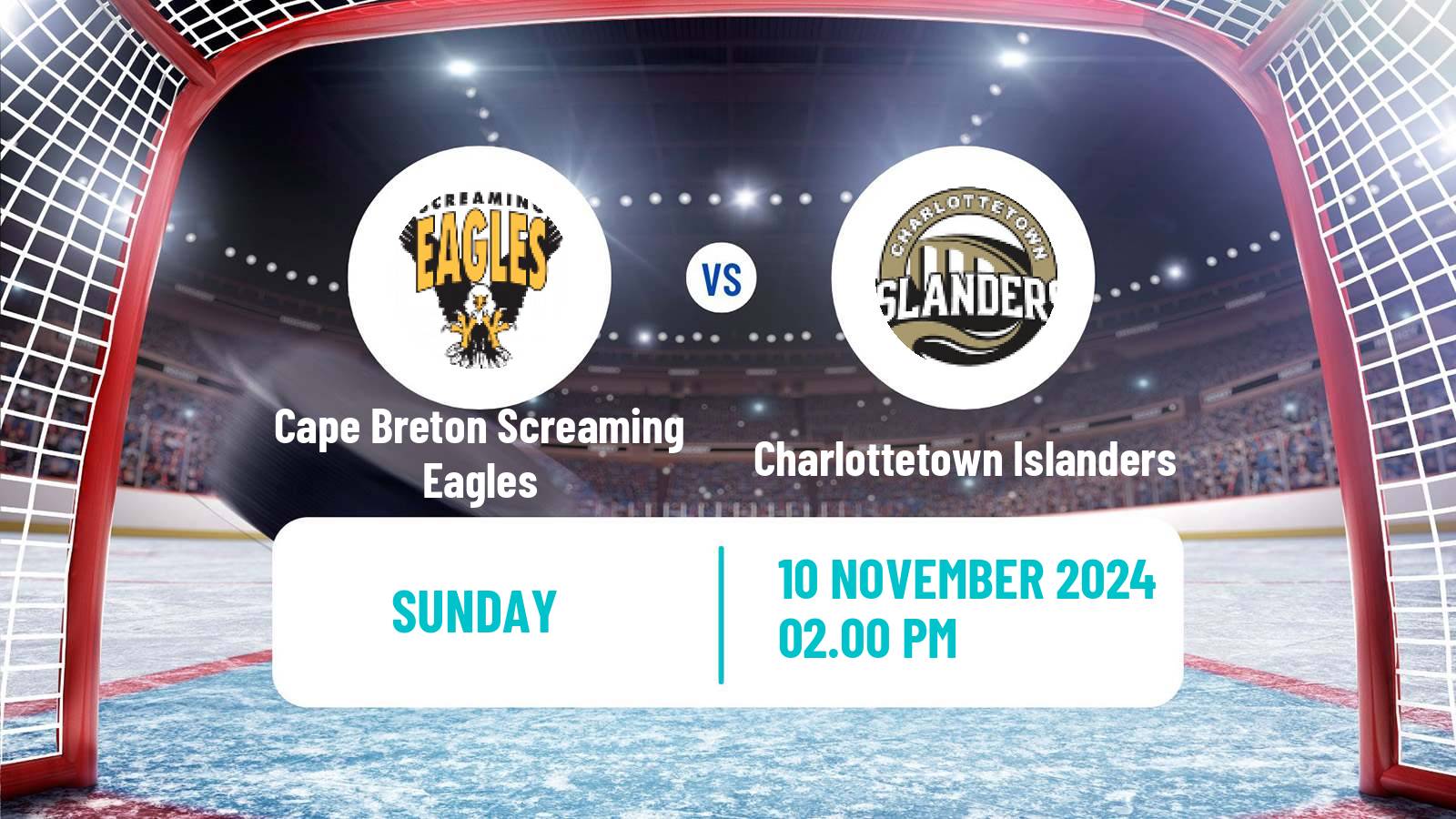 Hockey QMJHL Cape Breton Screaming Eagles - Charlottetown Islanders