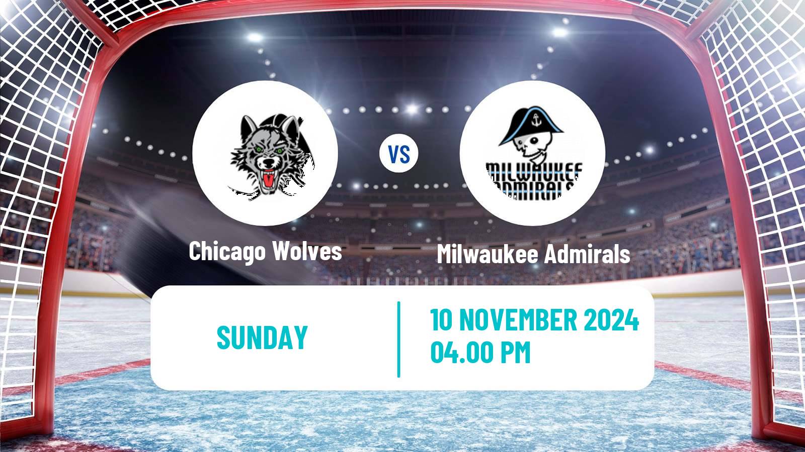 Hockey AHL Chicago Wolves - Milwaukee Admirals