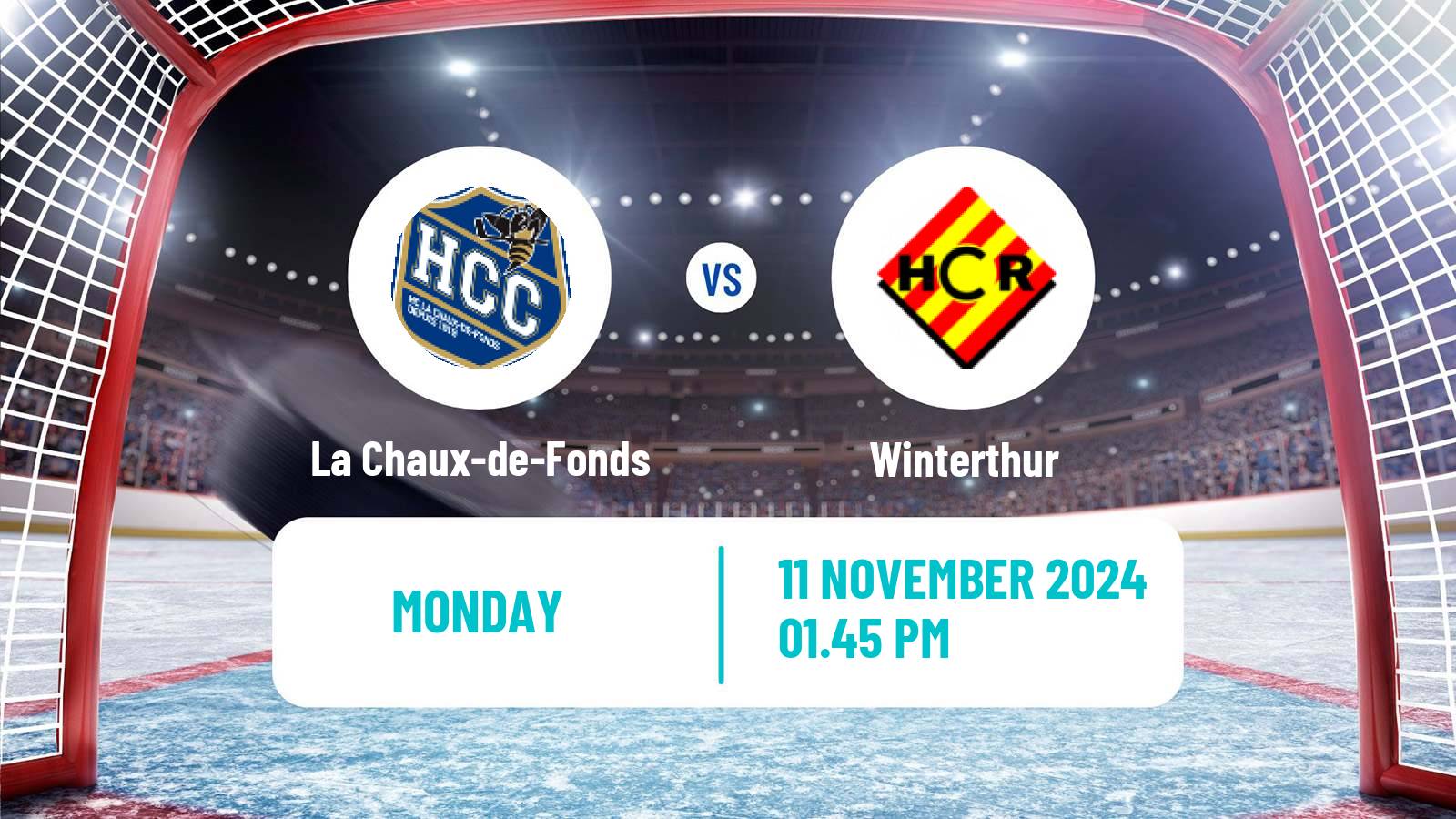 Hockey Swiss League Hockey La Chaux-de-Fonds - Winterthur