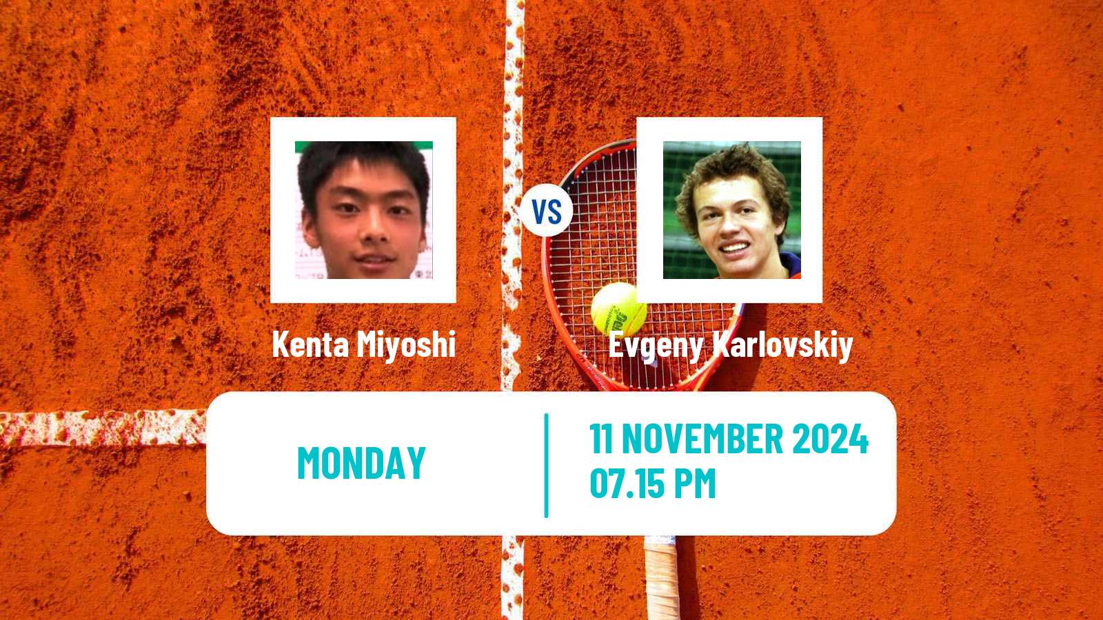 Tennis Champaign Challenger Men Kenta Miyoshi - Evgeny Karlovskiy