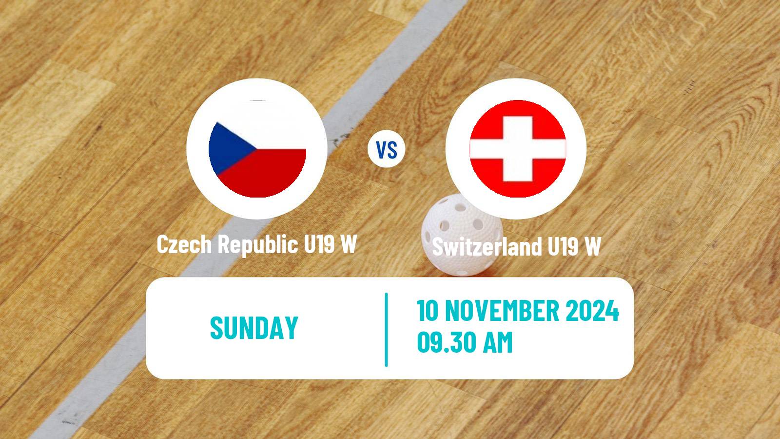 Floorball Euro Floorball Tour U19 Women Czech Republic U19 W - Switzerland U19 W