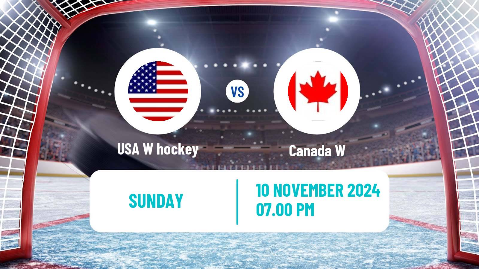 Hockey Friendly International Hockey Women USA W - Canada W