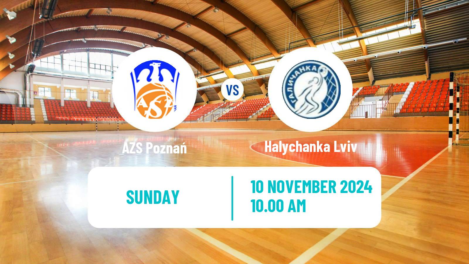 Handball Polish Central League Handball Women AZS Poznań - Halychanka Lviv