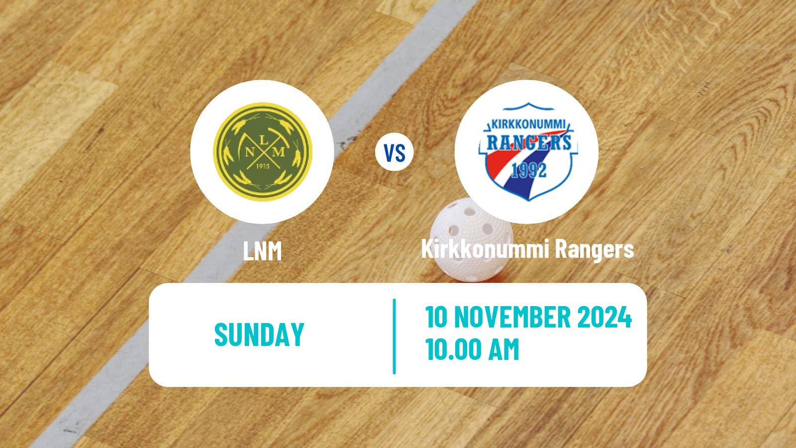 Floorball Finnish Divari LNM - Kirkkonummi Rangers