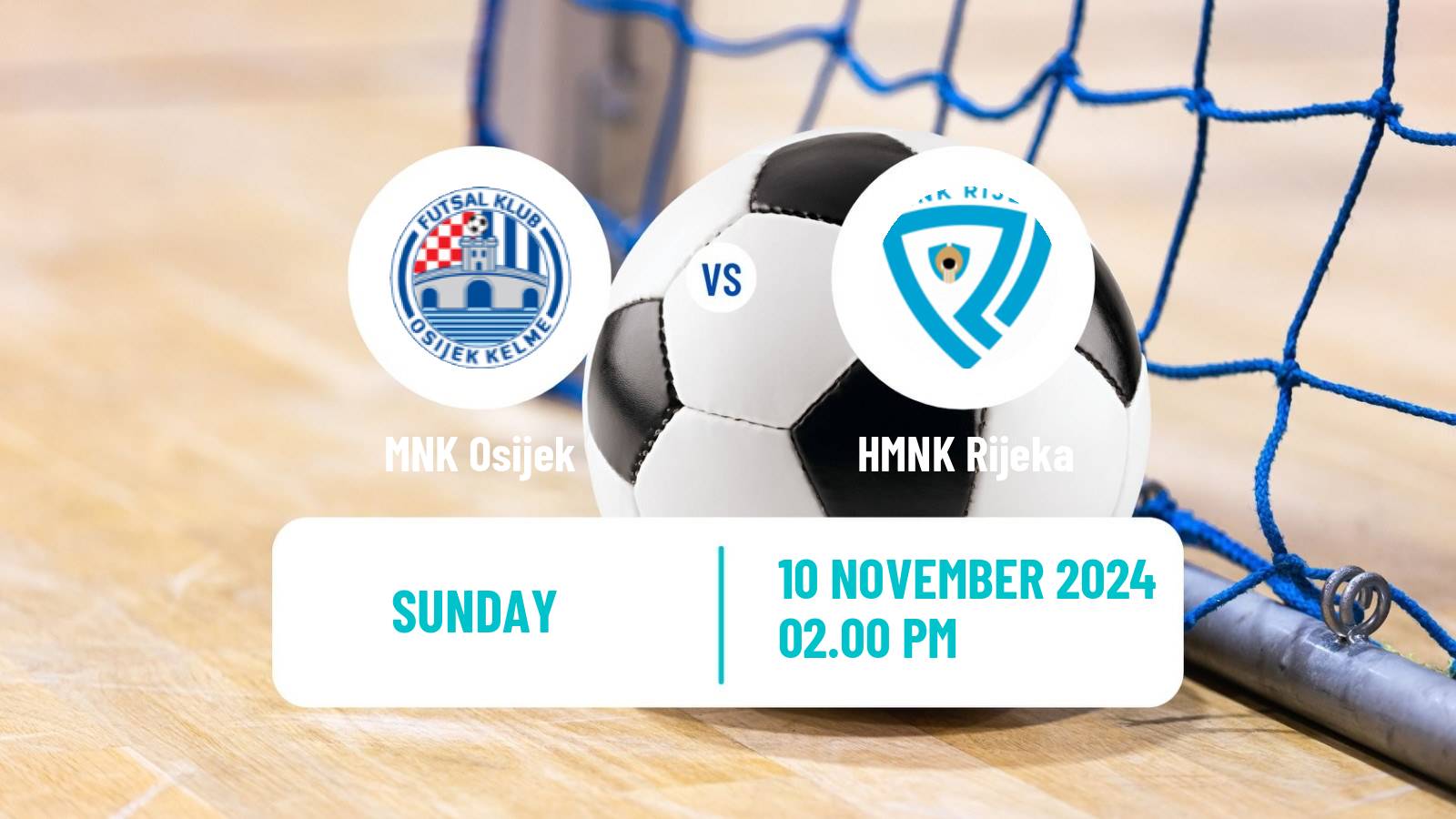 Futsal Croatian 1 HMNL Osijek - Rijeka