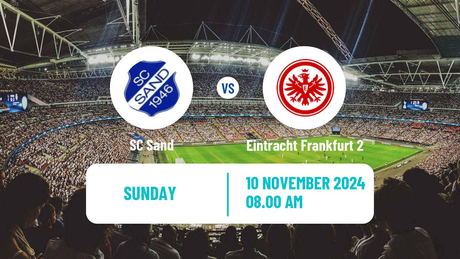 Soccer German 2 Bundesliga Women Sand - Eintracht Frankfurt 2