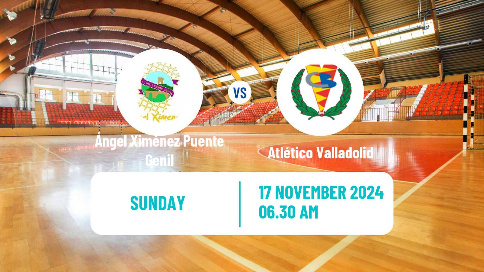 Handball Spanish Liga ASOBAL Ángel Ximénez Puente Genil - Atlético Valladolid