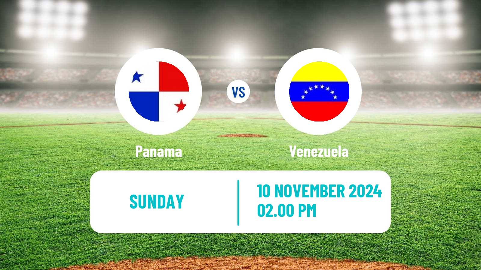 Baseball WBSC Premier 12 Panama - Venezuela