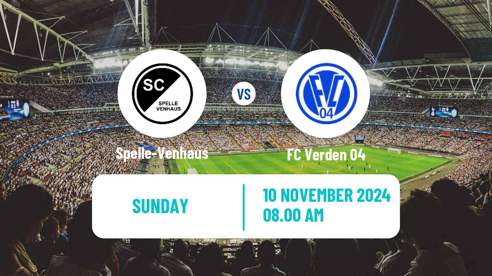 Soccer German Oberliga Niedersachsen Spelle-Venhaus - Verden