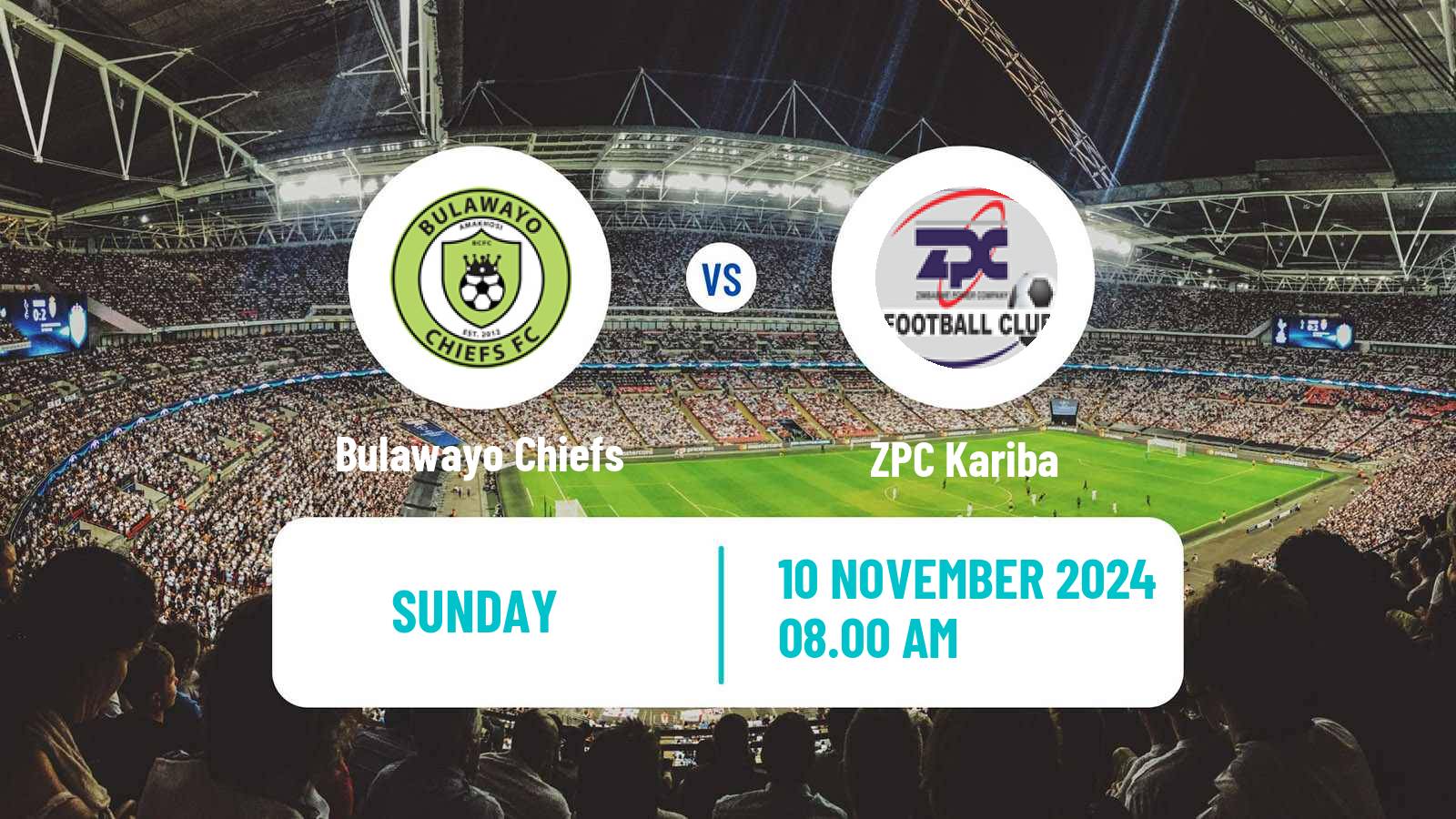 Soccer Zimbabwe Premier League Bulawayo Chiefs - ZPC Kariba