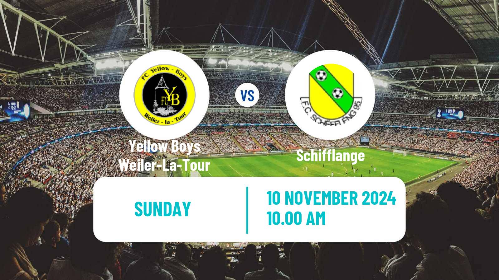 Soccer Luxembourg Cup Yellow Boys Weiler-La-Tour - Schifflange